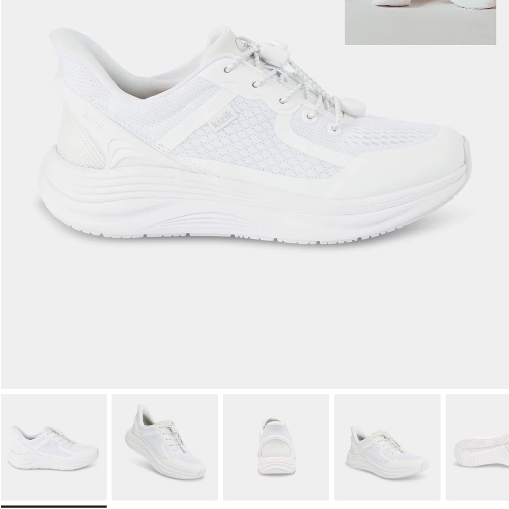 Women's Kizik London White tennis shoe